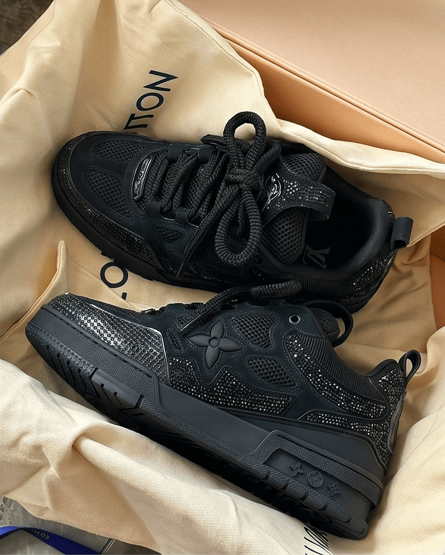LV Skate Crystal | Negro